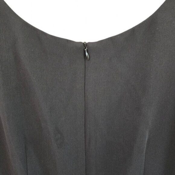 NWT Coldwater Creek Black Sleeveless A-Line Dress Size 14 Womens Classic Fit - Picture 4 of 6